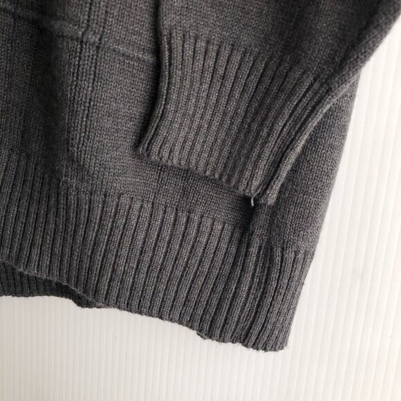 Oscar De La Renta cotton blend cardigan grey size large men’s button front - Picture 4 of 6